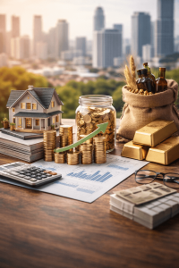 השקעות בנדל״ן ובנכסים פיננסיים עם צמיחה כלכלית ורווחיות