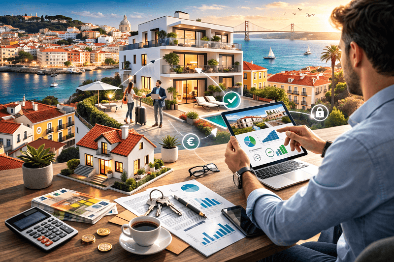 ניהול נכסים בפורטוגל למשקיעים - מעקב תשואות, השכרת דירות וניהול השקעות נדל"ן מרחוק